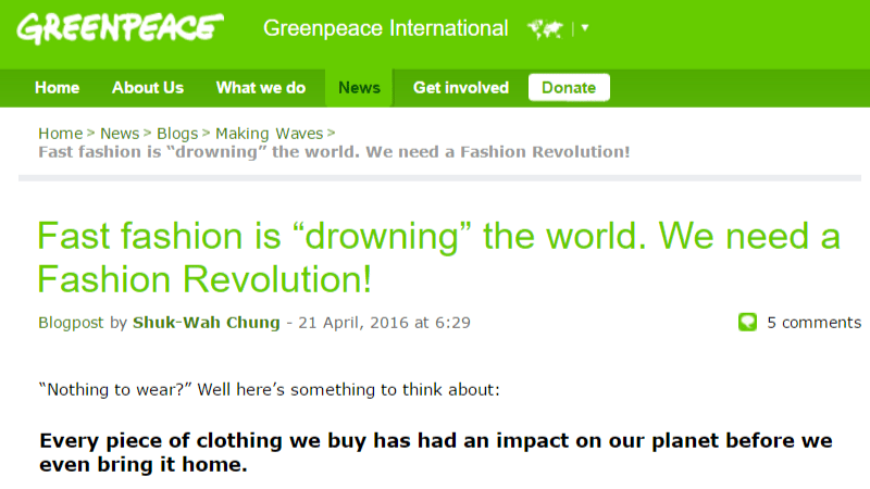 We need a Fashion Revolution!